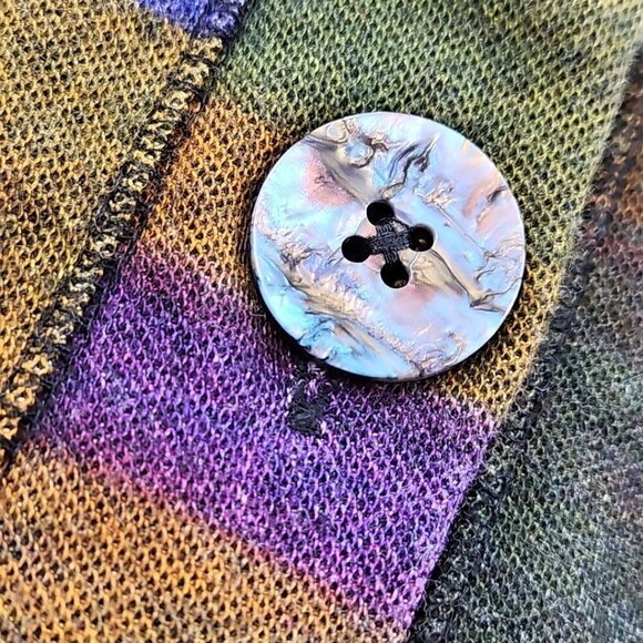 Parsley & Sage Shacket Women's Medium Fall Earth Tones EUC Long Sleeves Pockets - Picture 4 of 16